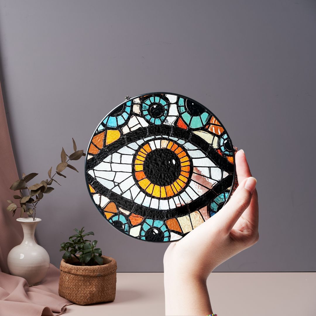 Halloween Suncatcher, Spooky Stained Glass Window Decor, Home and Party Decoration, HLW028