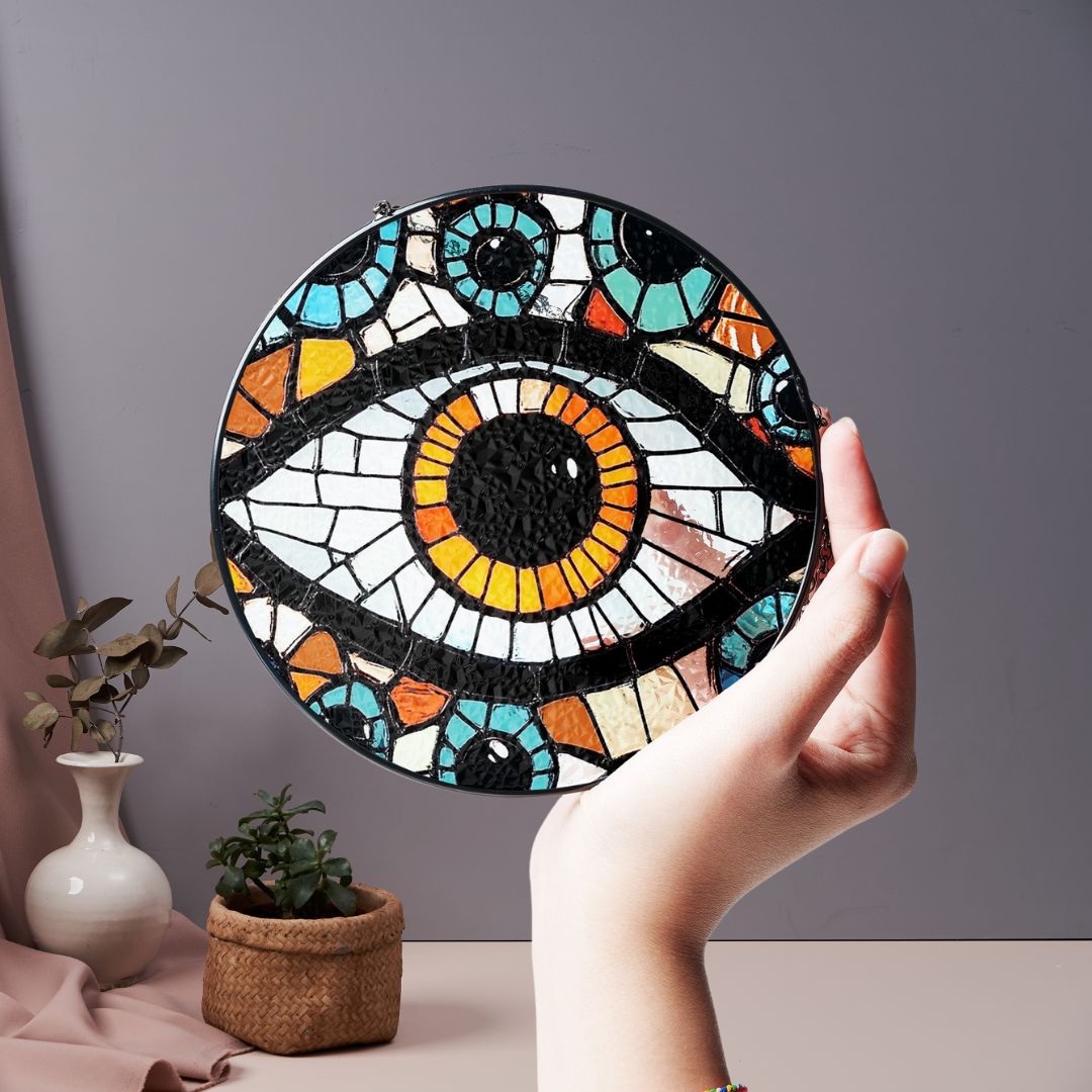 Halloween Suncatcher, Spooky Stained Glass Window Decor, Home and Party Decoration, HLW028