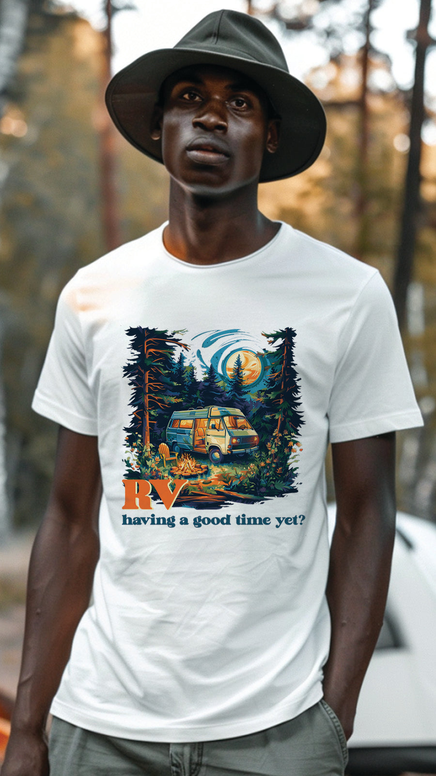 Unisex Camping T-Shirt, Breathable, Stylish Adventure Tees for Men and Women, CAM002