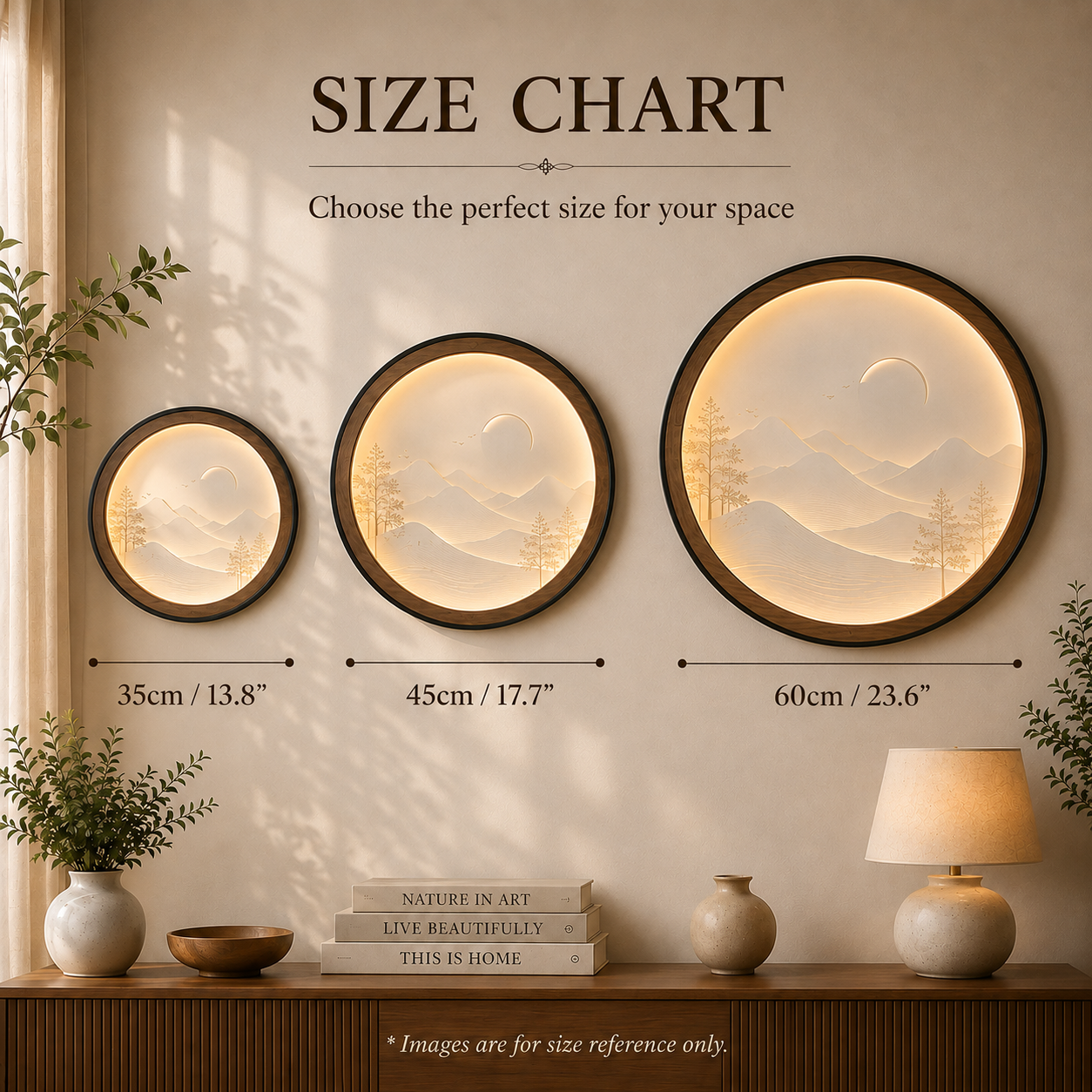 Handmade LED Fantasy God Wall Art - Wooden Frame Acrylic Lamp Decor LED052